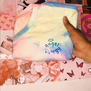 Tie-dye Forever 21 croptop